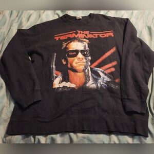 Vintage The Terminator Classic 1984‎ Sci-Fi Movie Sweatshirt Men's Size XL
